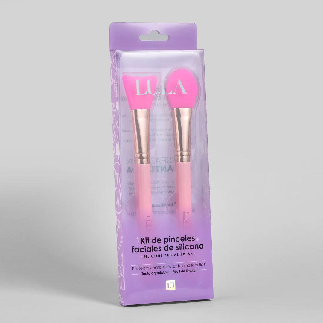 KIT DE PINCELES FACIALES DE SILICONA – LULA