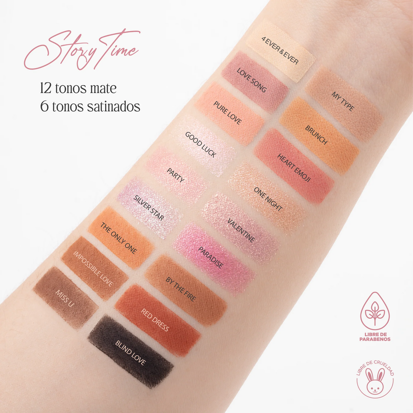 PALETA DE SOMBRAS STORYTIME – CREA TU HISTORIA CON COLOR