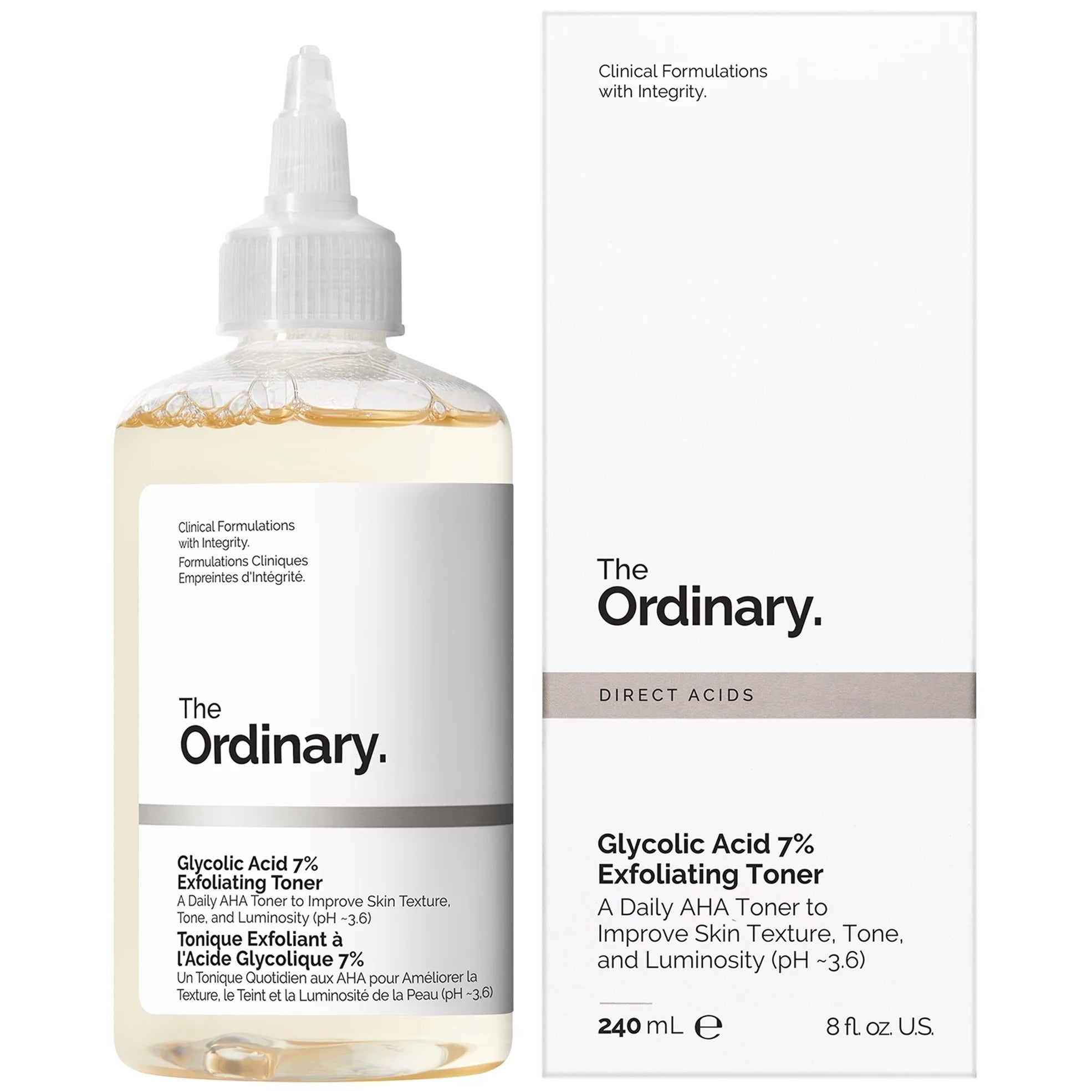 Tónico Exfoliante con Ácido Glicólico 7% | The Ordinary