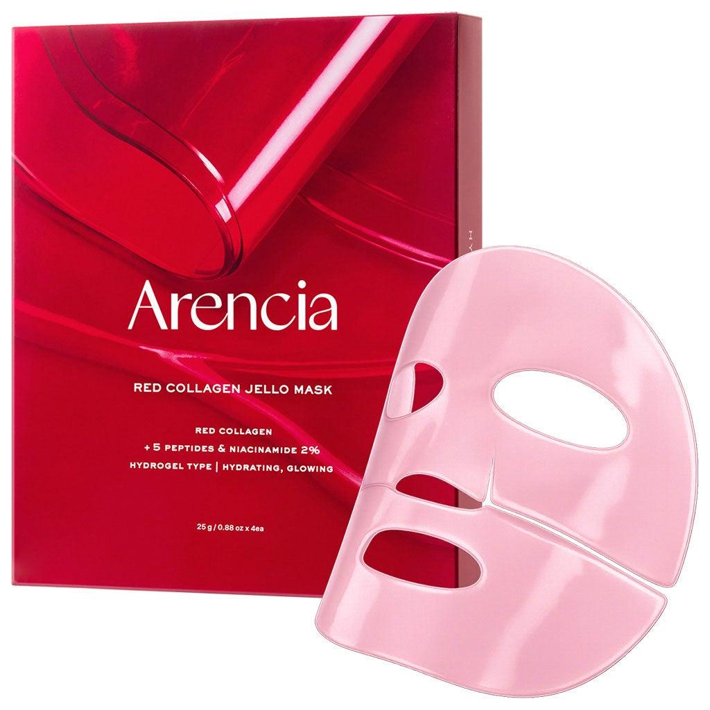 Mascarilla Facial de Colágeno Rojo Jello | Arencia