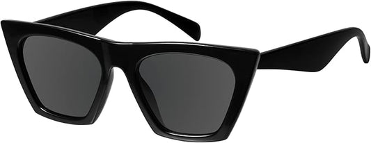 Lentes de Sol Retro Cat-Eye Negros UV400 | Mosanana