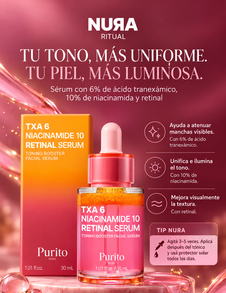 Sérum TXA 6  Niacinamida 10 Retinal | Purito Seoul