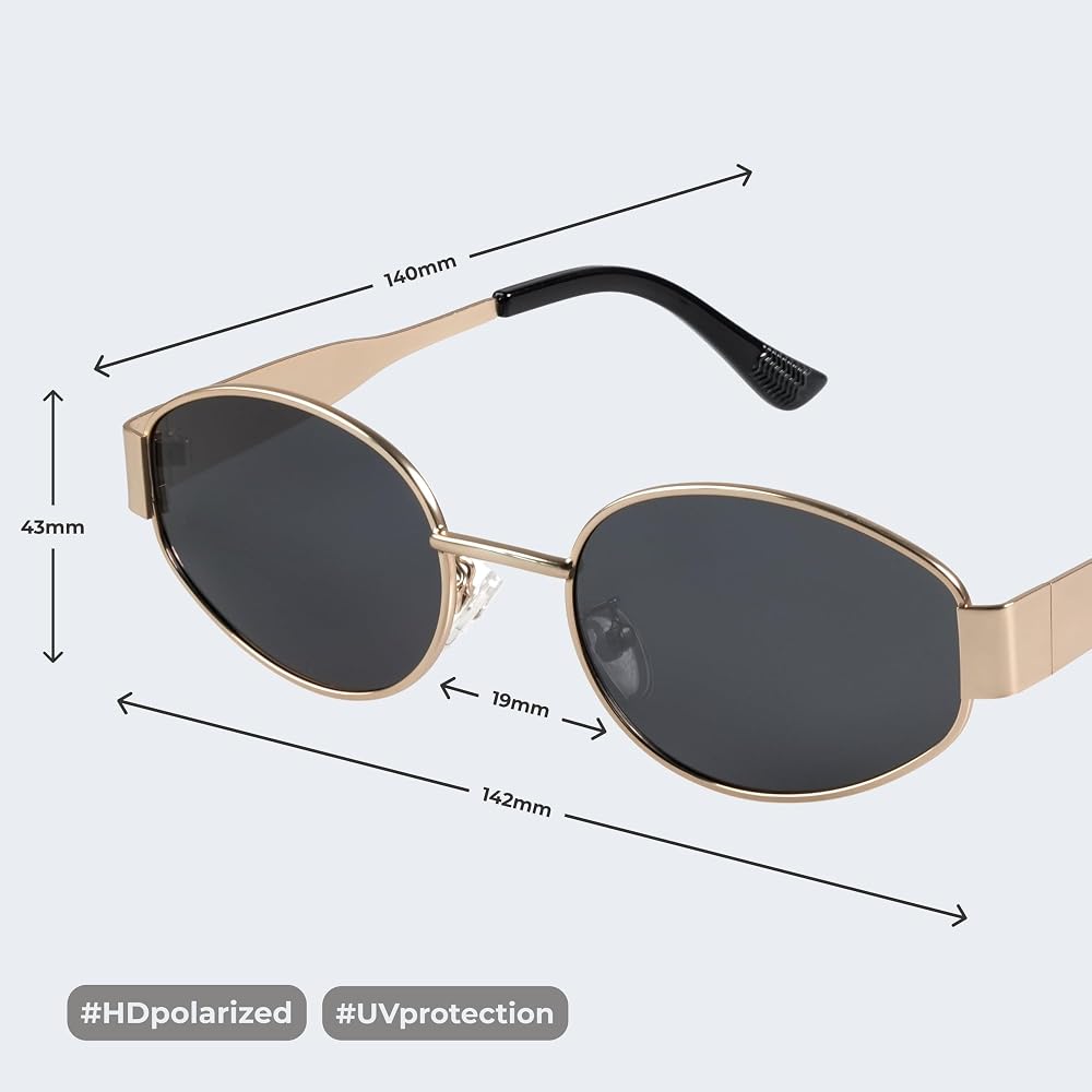 Lentes de Sol Ovalados Retro | livho
