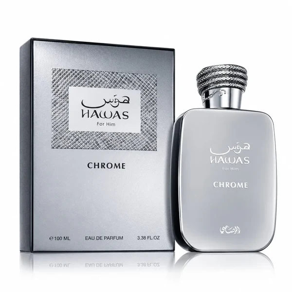 Hawas Chrome | Rasasi | Hombre | Eau de Parfum | 100 ml