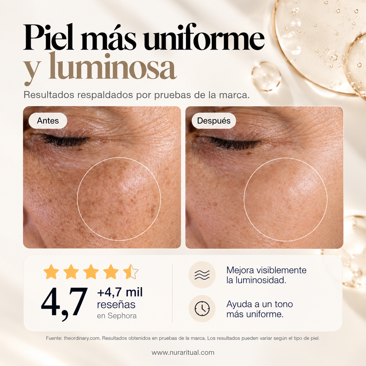 Tónico Exfoliante con Ácido Glicólico 7% | The Ordinary