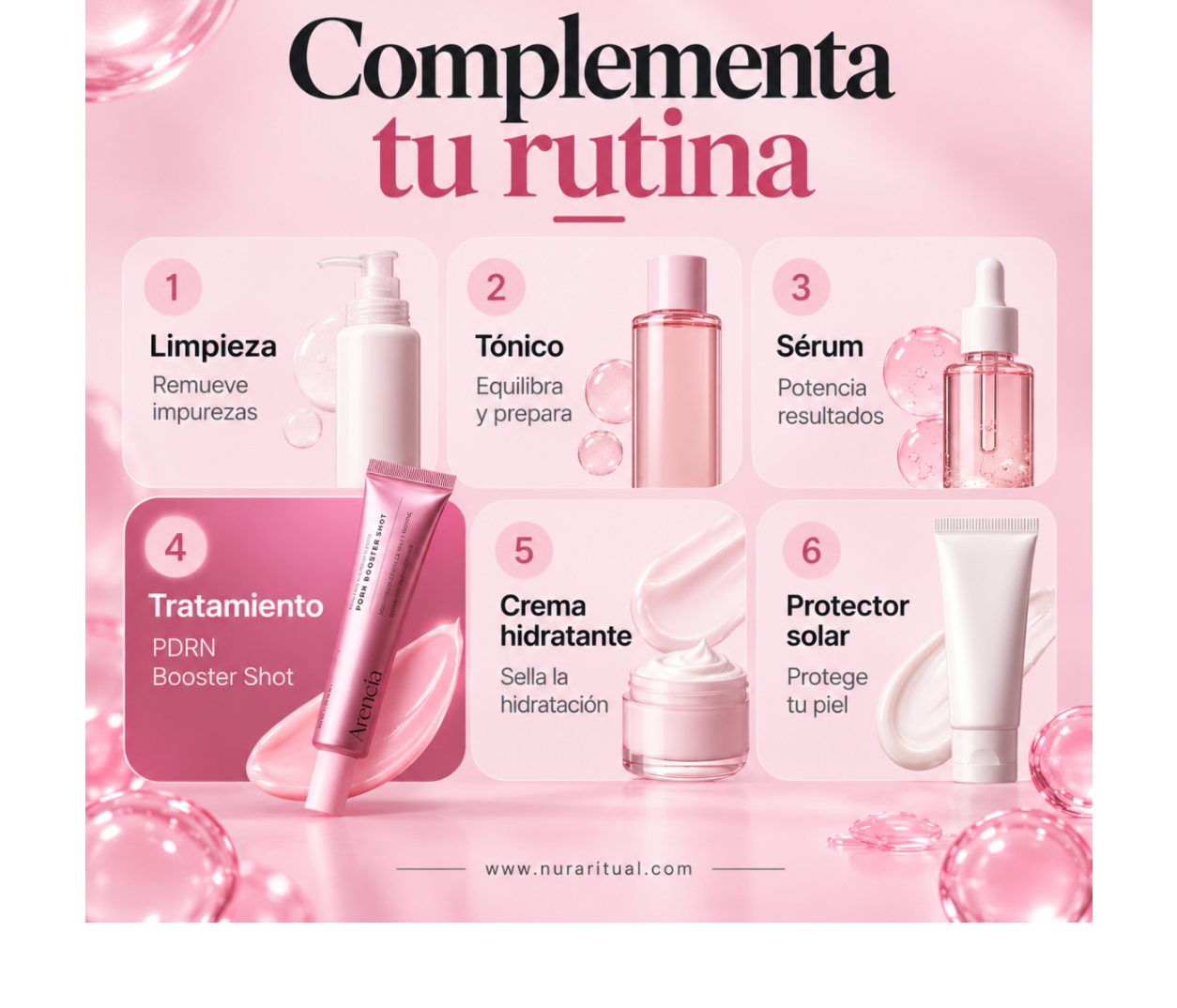 Sérum Facial PDRN Booster Shot | Arencia