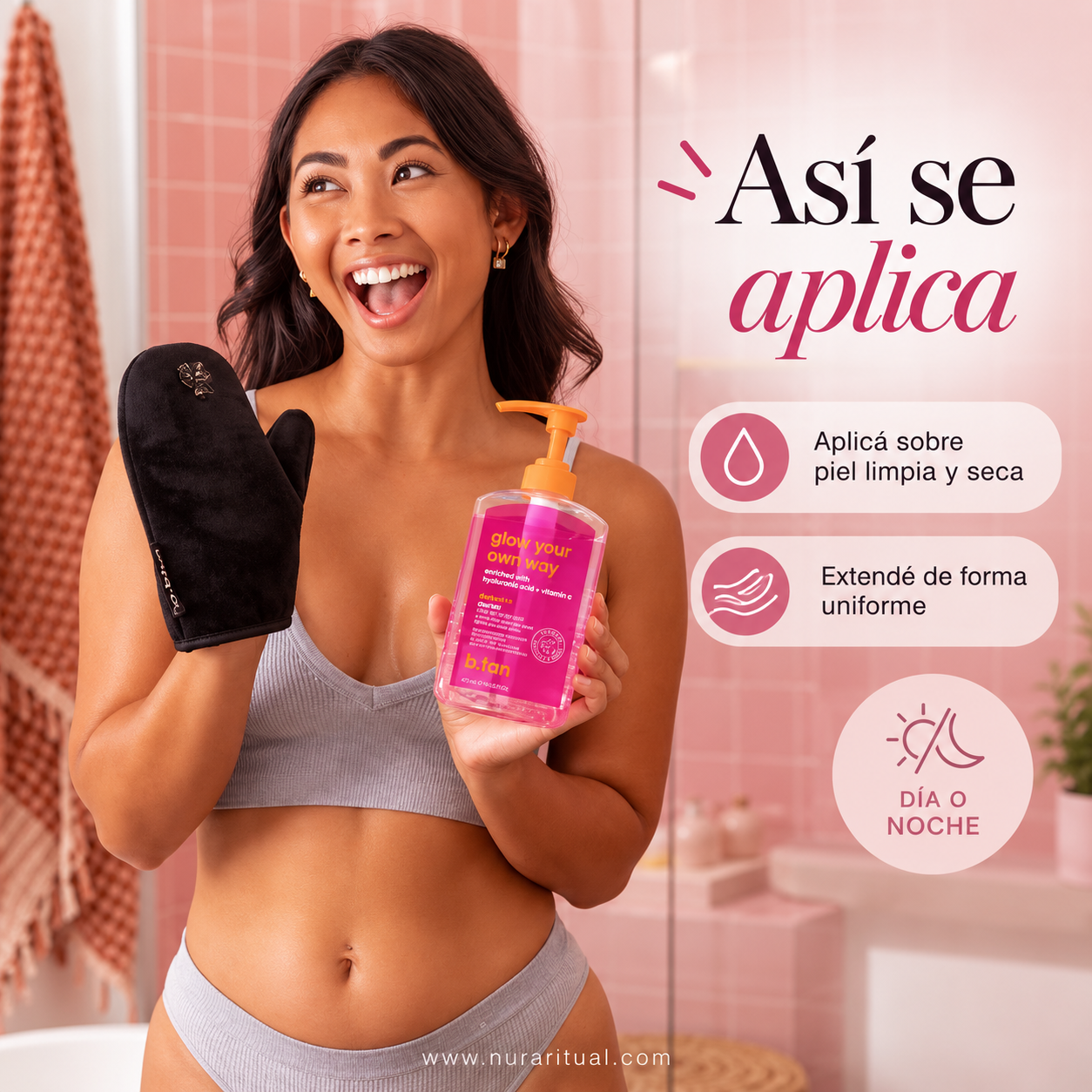 Gel Autobronceante Transparente Intensamente Oscuro | b.tan