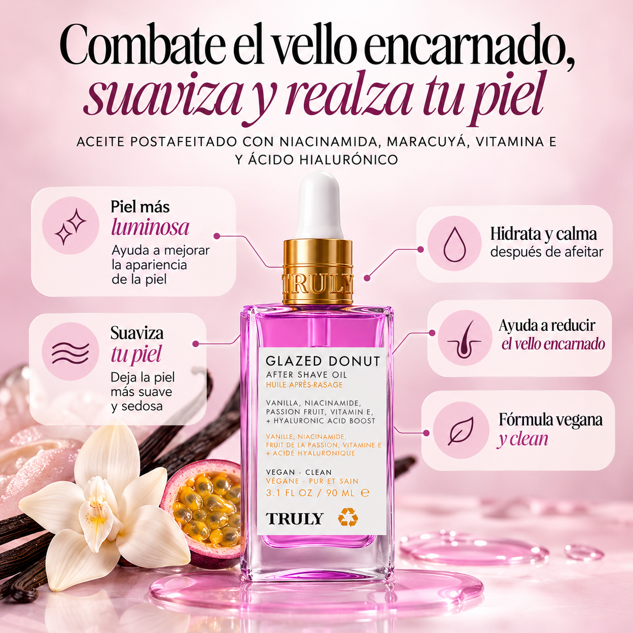 Aceite Post Depilación Dona Glaseada | Truly