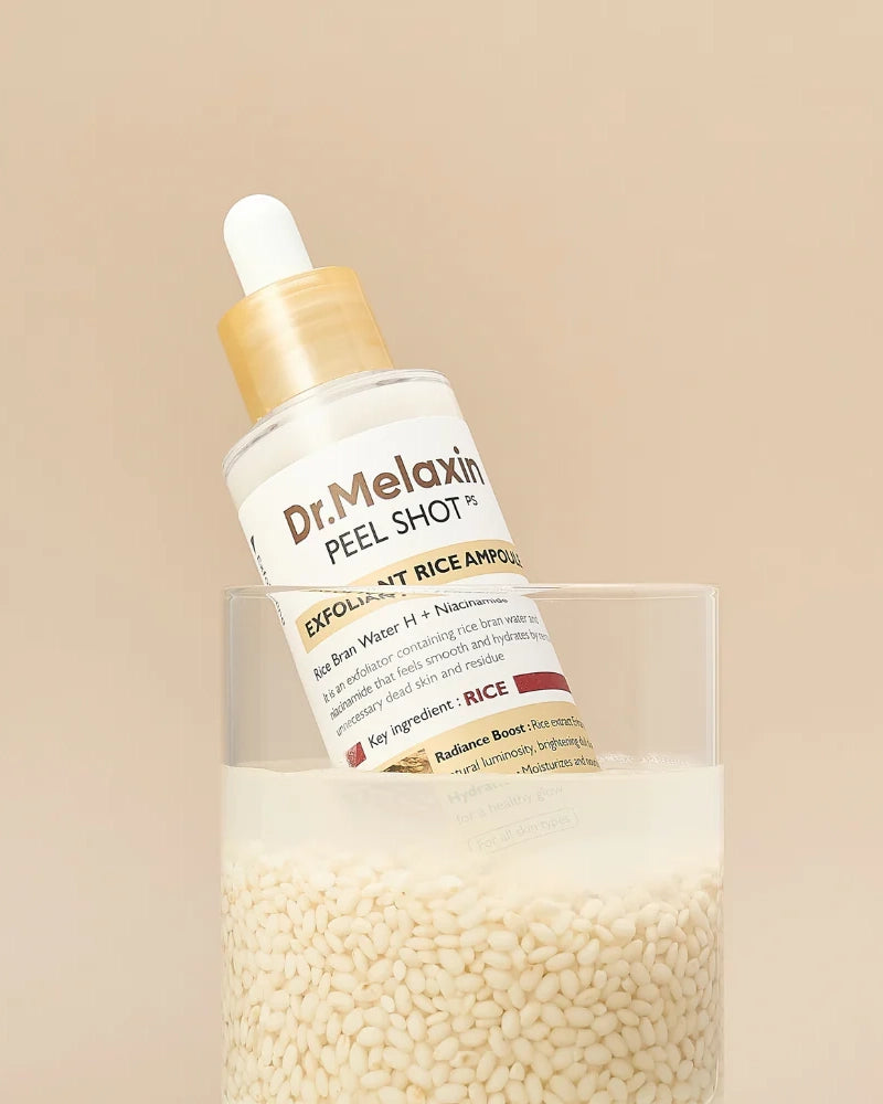 Ampolla Exfoliante Peel Shot de Arroz Blanco | Dr. Melaxin