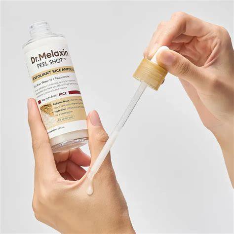 Ampolla Exfoliante Peel Shot de Arroz Blanco | Dr. Melaxin
