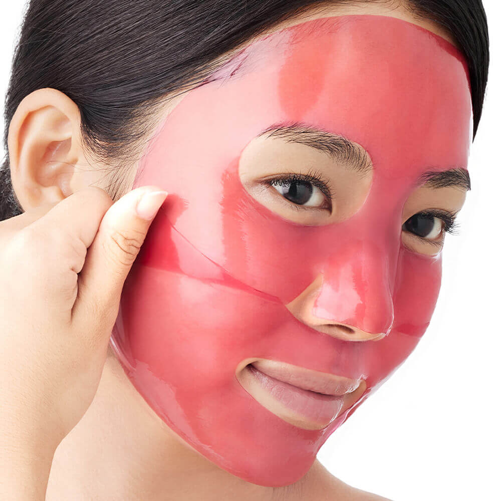Mascarilla Facial de Colágeno Rojo Jello | Arencia