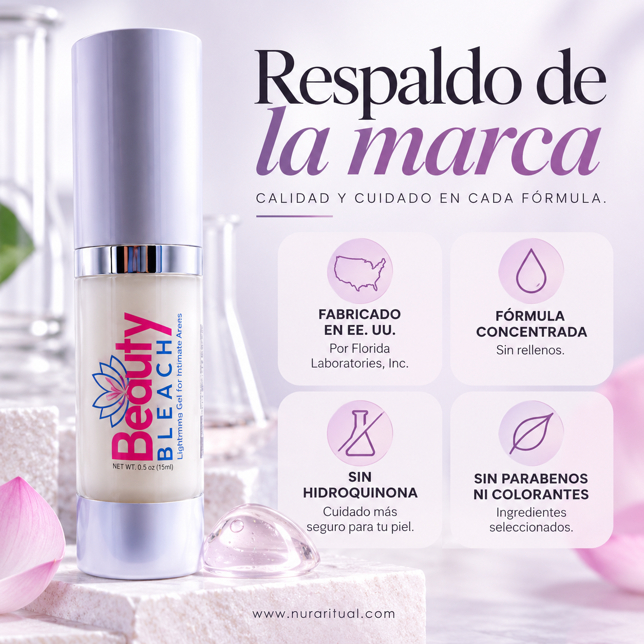 Beauty Bleach Lightening Gel para Zonas Íntimas | BeautyBleach