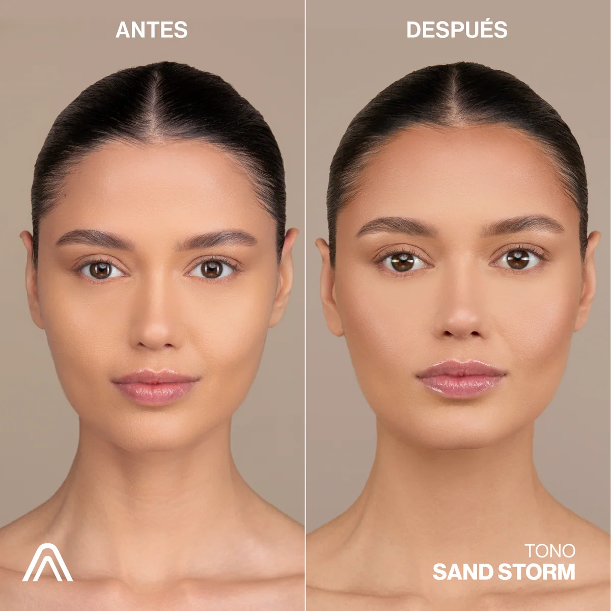 Bronzer Allure Dúo Crema y Polvo Compacto, Acabado Soft Focus | Atenea Profesional