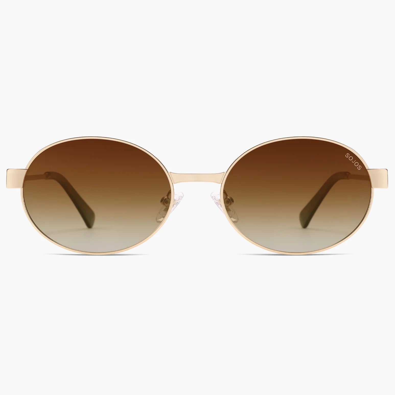 Gafas de Sol Ovaladas Retro Doradas SJ1281C2 | SOJOS