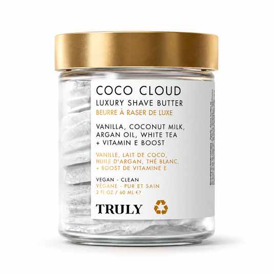 Coco Cloud, Manteca de Afeitar de Lujo con Leche de Coco | TRULY