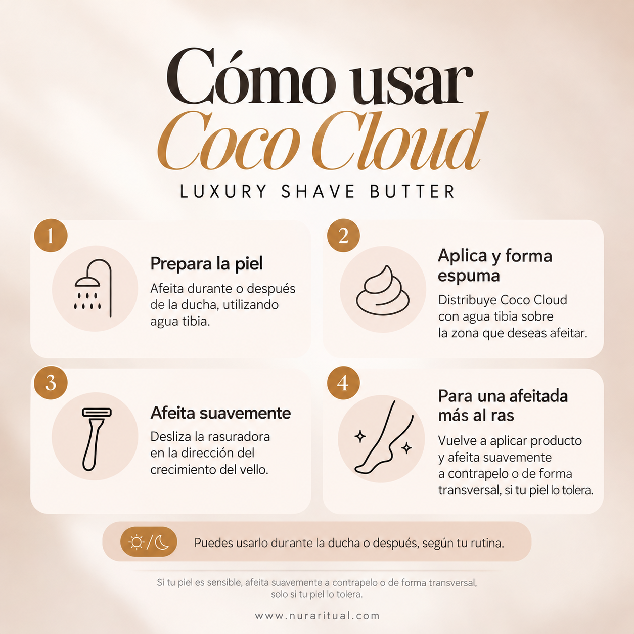 Coco Cloud, Manteca de Afeitar de Lujo con Leche de Coco | TRULY