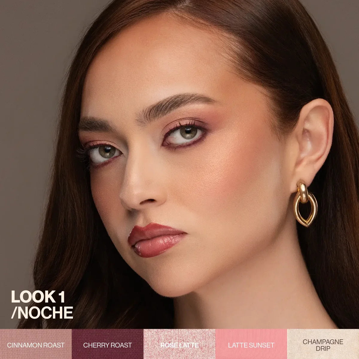 Paleta Multiusos Mocca Lush: Sombras, Rubor, Bronzer, Contorno e Iluminador | Atenea Profesional