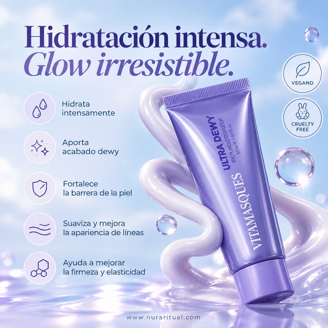Crema Hidratante Reparadora de Barrera| Vitamasques