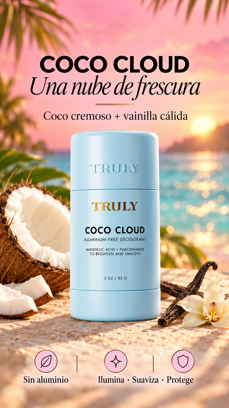 Coco Cloud Desodorante Sin Aluminio  | Truly