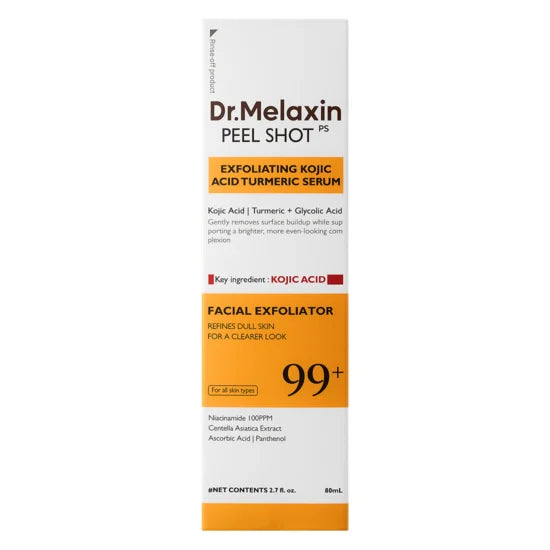 Sérum Facial Exfoliante con Ácido Kójico y Cúrcuma | Dr.Melaxin