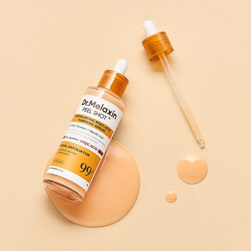 Sérum Facial Exfoliante con Ácido Kójico y Cúrcuma | Dr.Melaxin