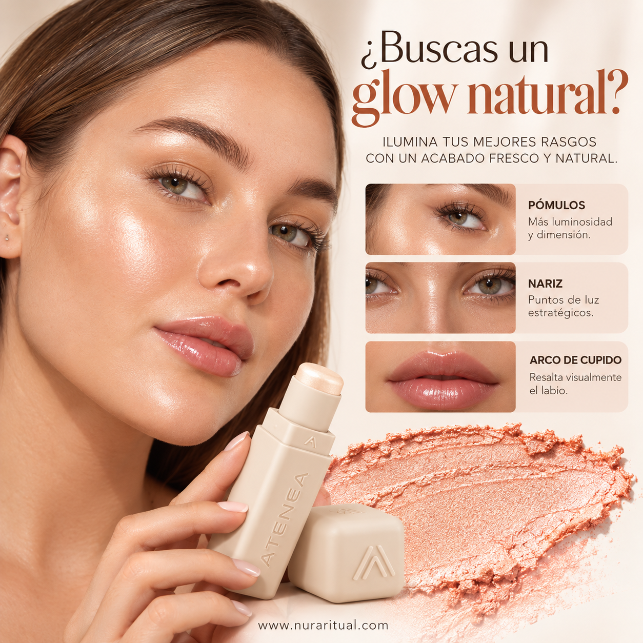 Iluminador Cremoso en Barra | Collection – Atenea