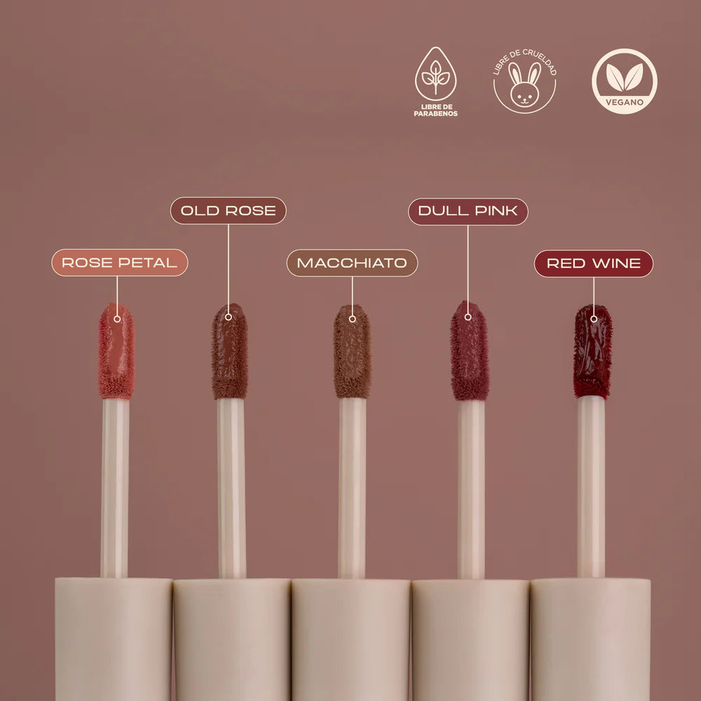 Labial Líquido Velvet Atenea – Acabado Mate Suave