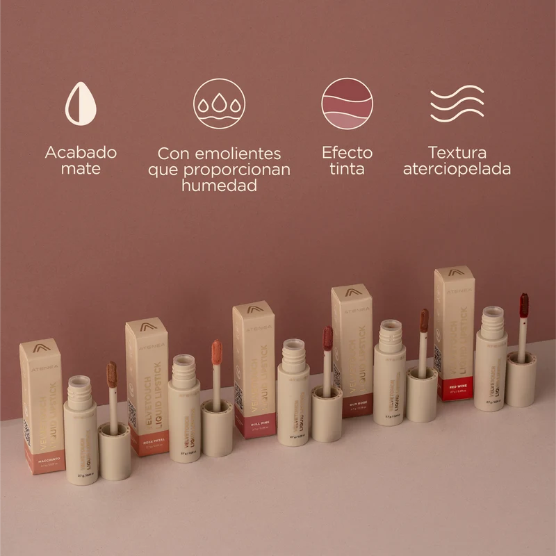 Labial Velvet Líquido | Atenea Profesional