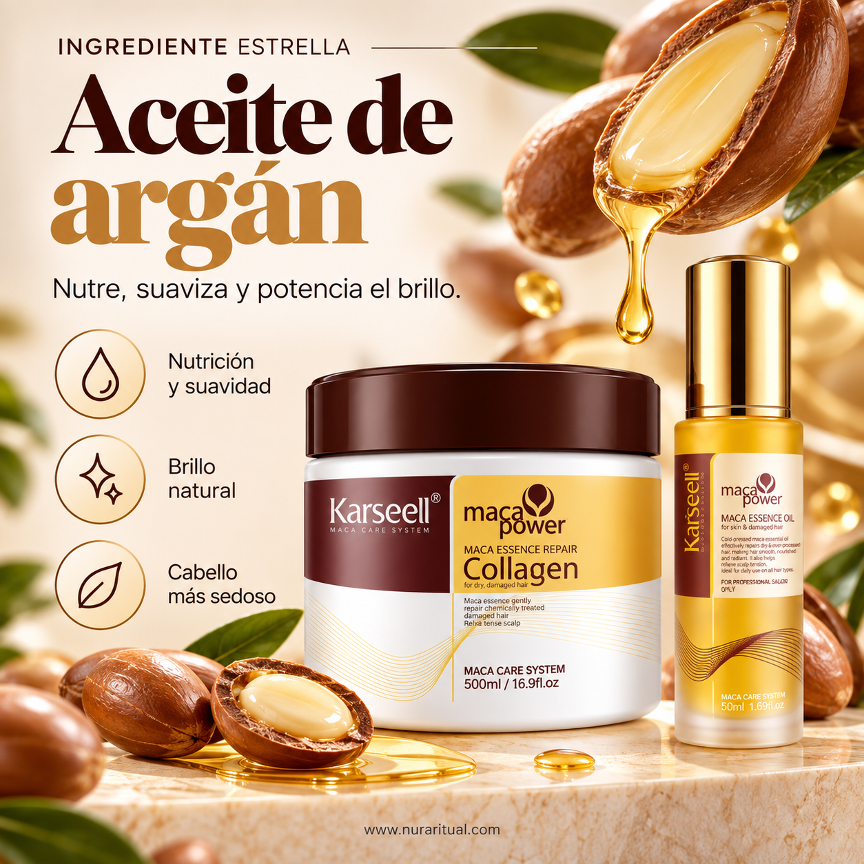 Set Reparador Capilar de Maca y Colágeno | Karseell