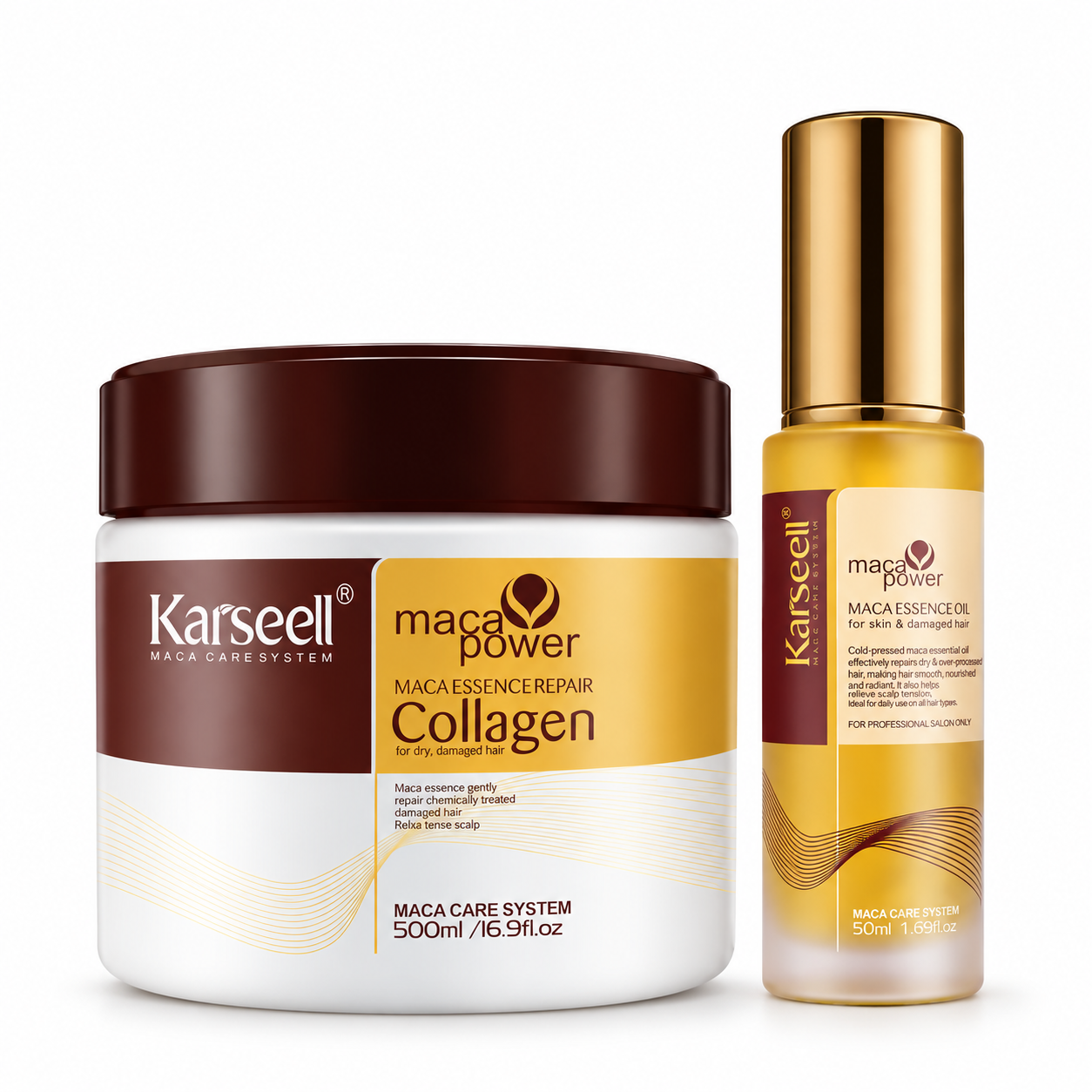 Set Reparador Capilar de Maca y Colágeno | Karseell