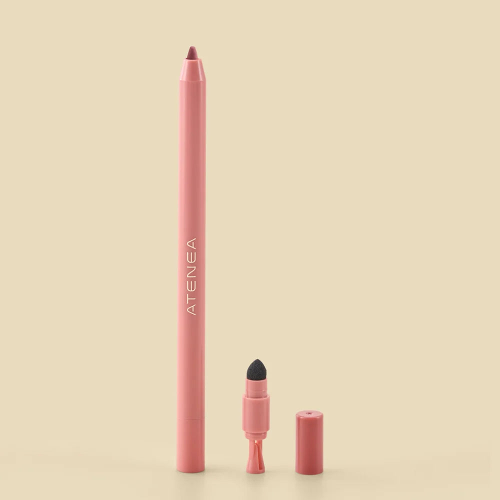 Delineador de Labios en Gel 3 en 1 Sublime: Resistente al Agua, con Sacapuntas y Esponja | Atenea Profesional