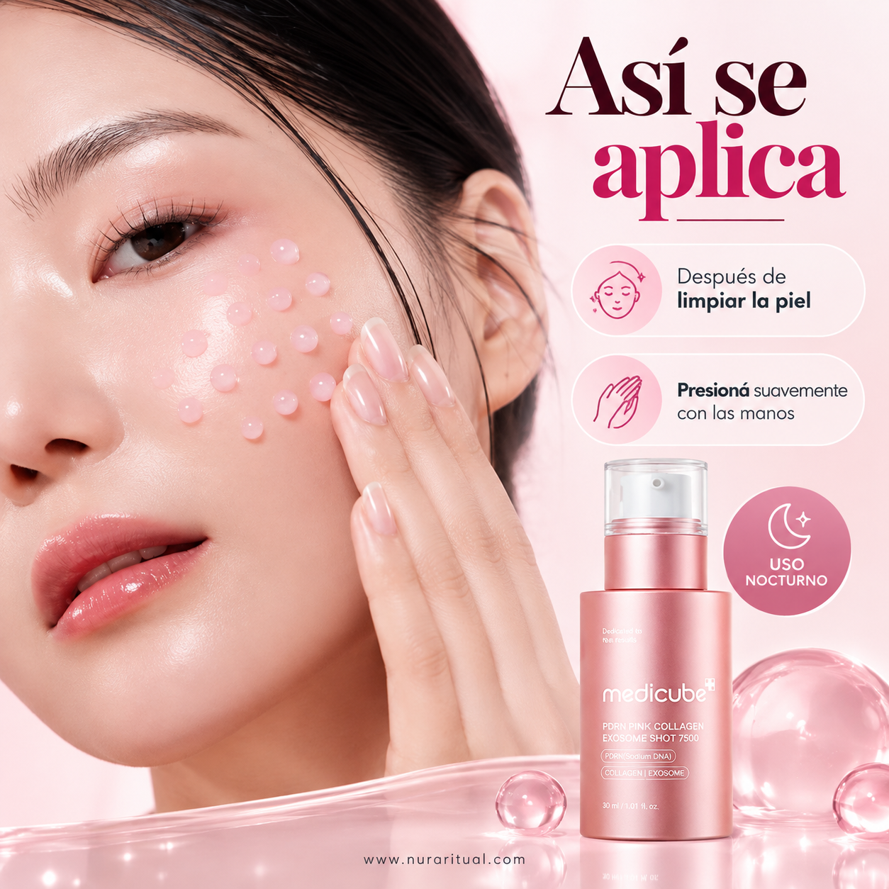 Sérum Facial PDRN, Colágeno y Exosomas 7500 | Medicube