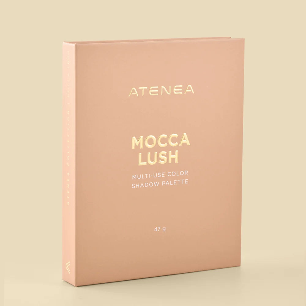 Paleta Multiusos Mocca Lush: Sombras, Rubor, Bronzer, Contorno e Iluminador | Atenea Profesional