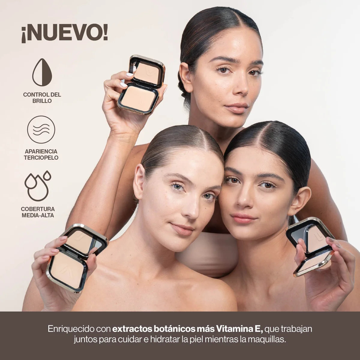 Polvo Compacto 1st Scene, Acabado Semimate y Efecto Filtro | Atenea Profesional