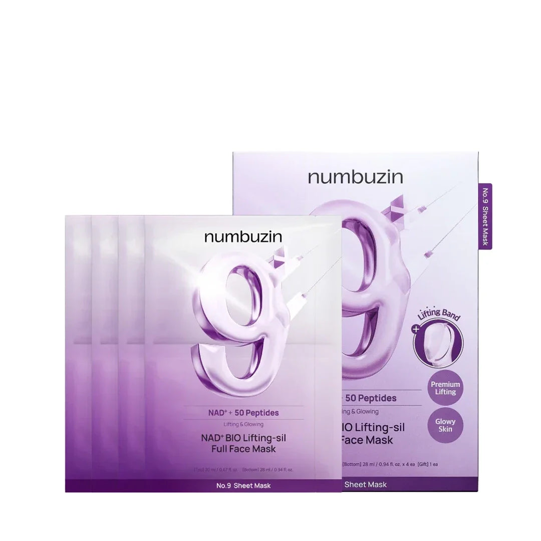 Mascarilla Facial Reafirmante No.9 NAD+ BIO Lifting | numbuzin