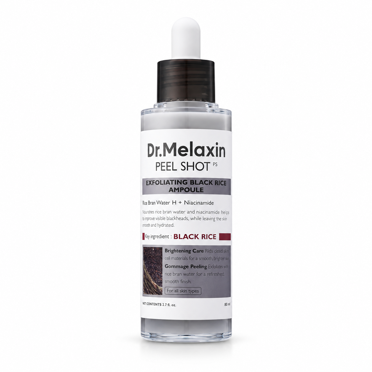 Ampolla Facial Exfoliante de Arroz Peel Shot | Dr.Melaxin