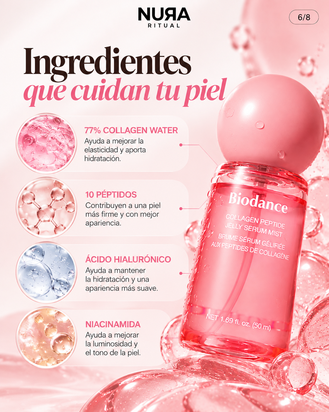 Bruma Sérum de Colágeno y Péptidos Jelly | Biodance