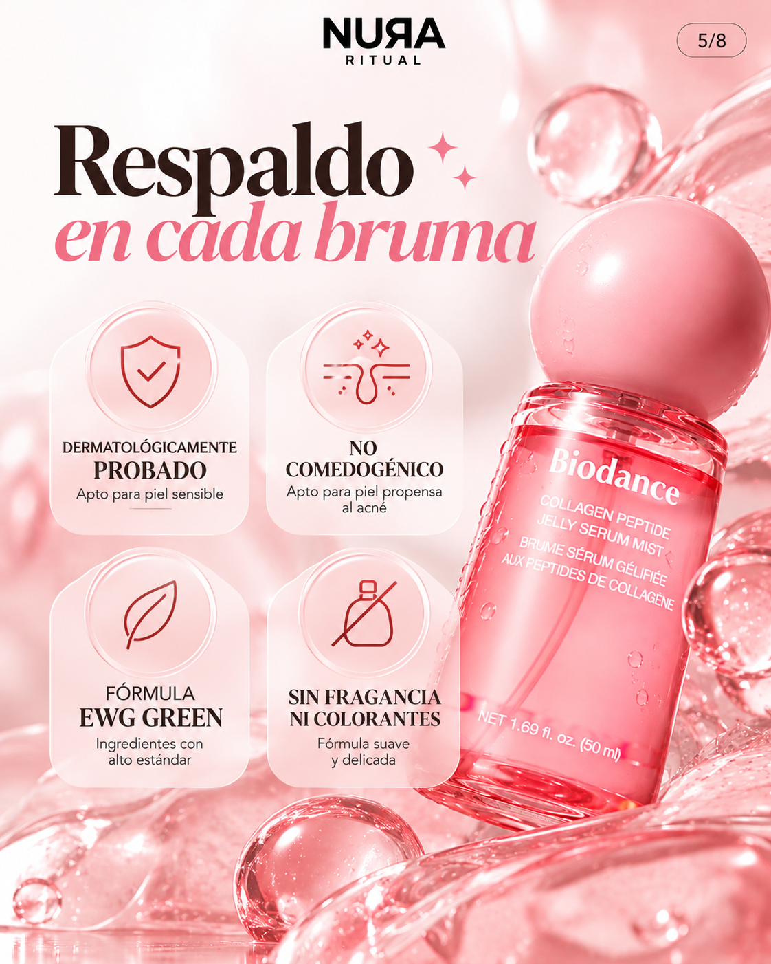 Bruma Sérum de Colágeno y Péptidos Jelly | Biodance