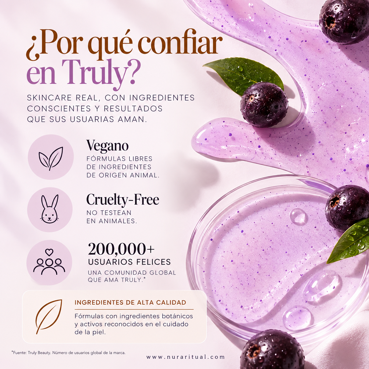 Acai Your Boobies, Sérum Reafirmante para Busto y Escote | TRULY (90 ml)
