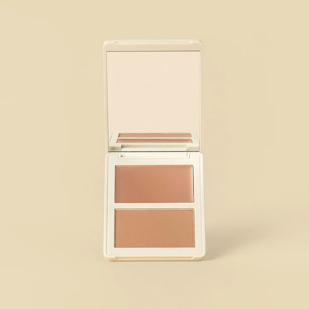 Bronzer Allure Dúo Crema y Polvo Compacto, Acabado Soft Focus | Atenea Profesional