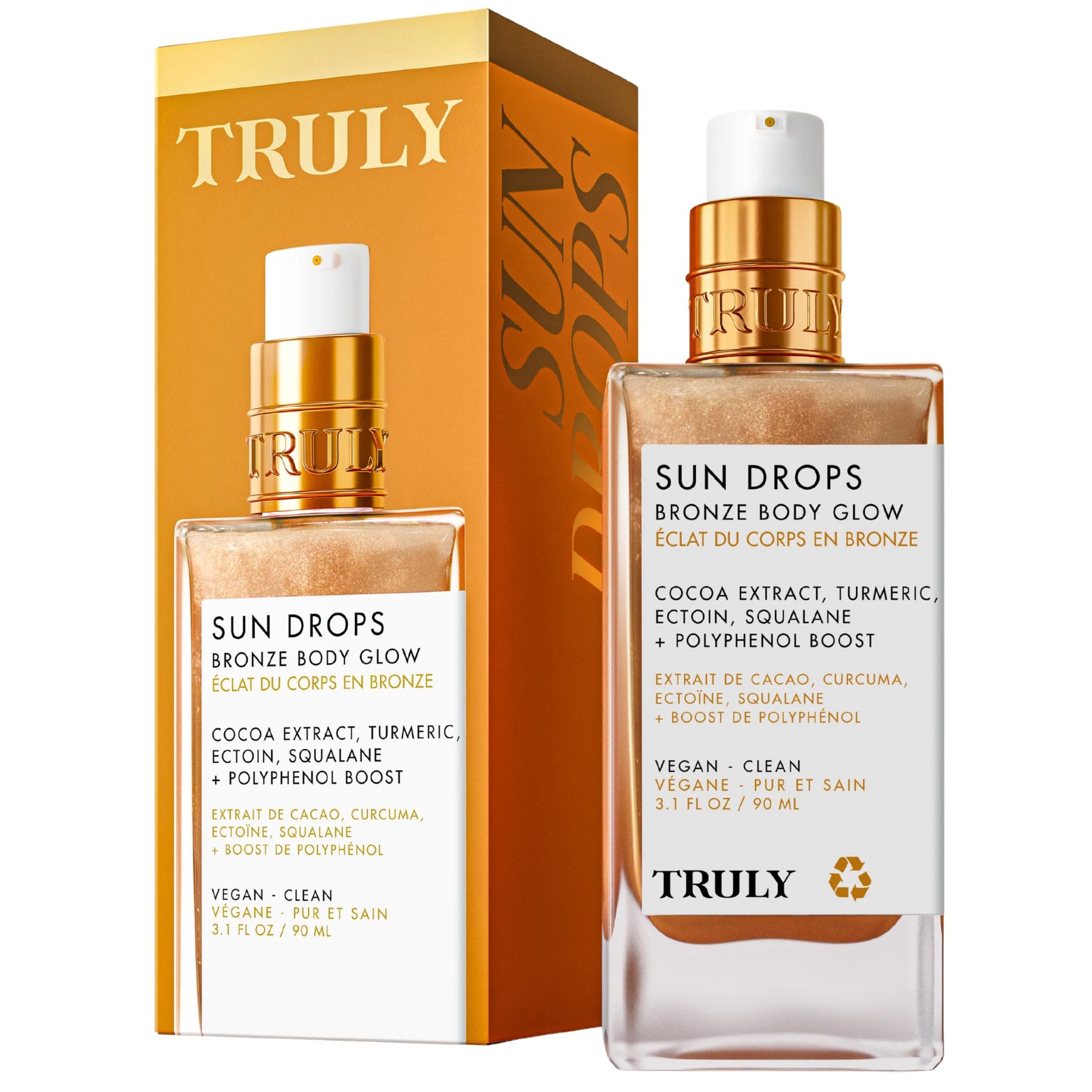 Sun Drops Bronze Body Glow  | Truly