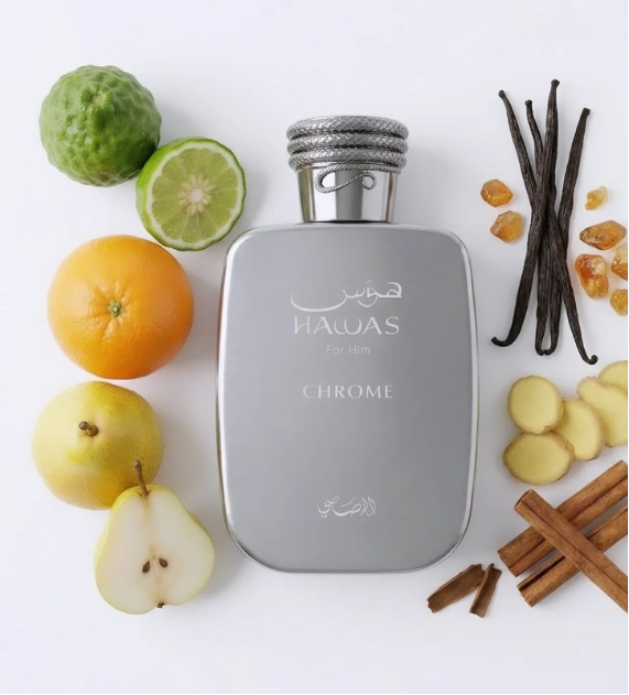 Hawas Chrome | Rasasi | Hombre | Eau de Parfum | 100 ml