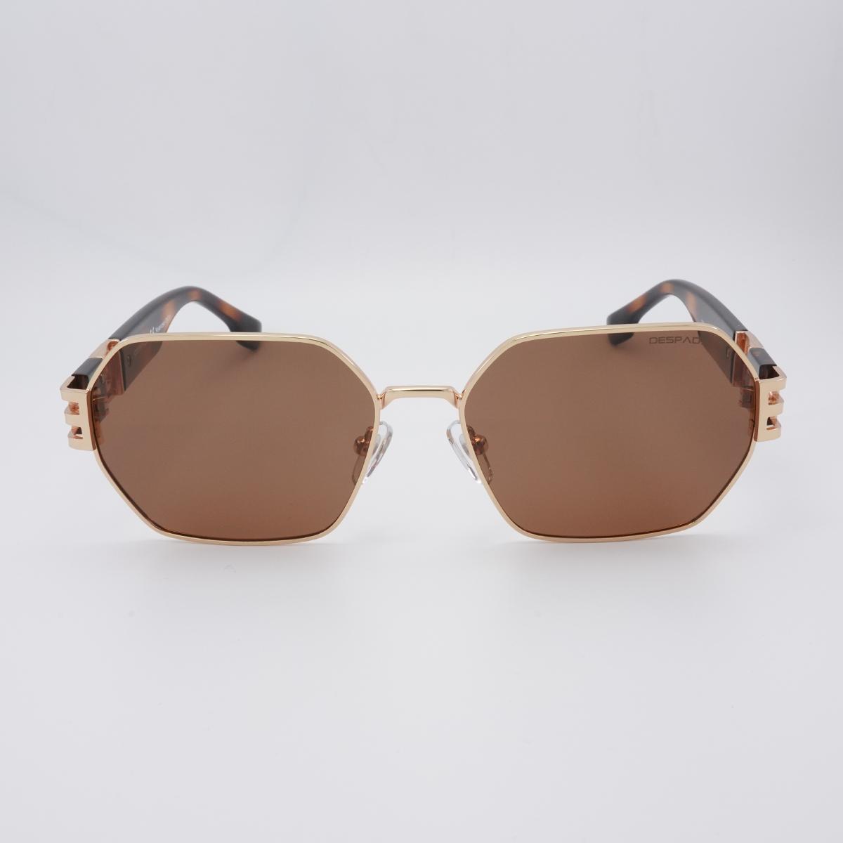 Gafas de Sol Hexagonales Retro Doradas MS52593 | mosanana
