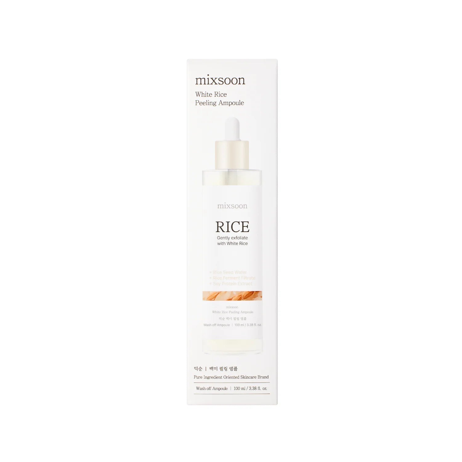 Ampolla Exfoliante de Arroz Blanco | Mixsoon