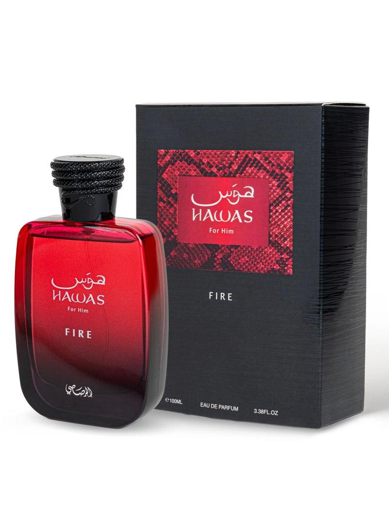 Hawas Fire | Rasasi | Hombre | Eau de Parfum | 100 ml